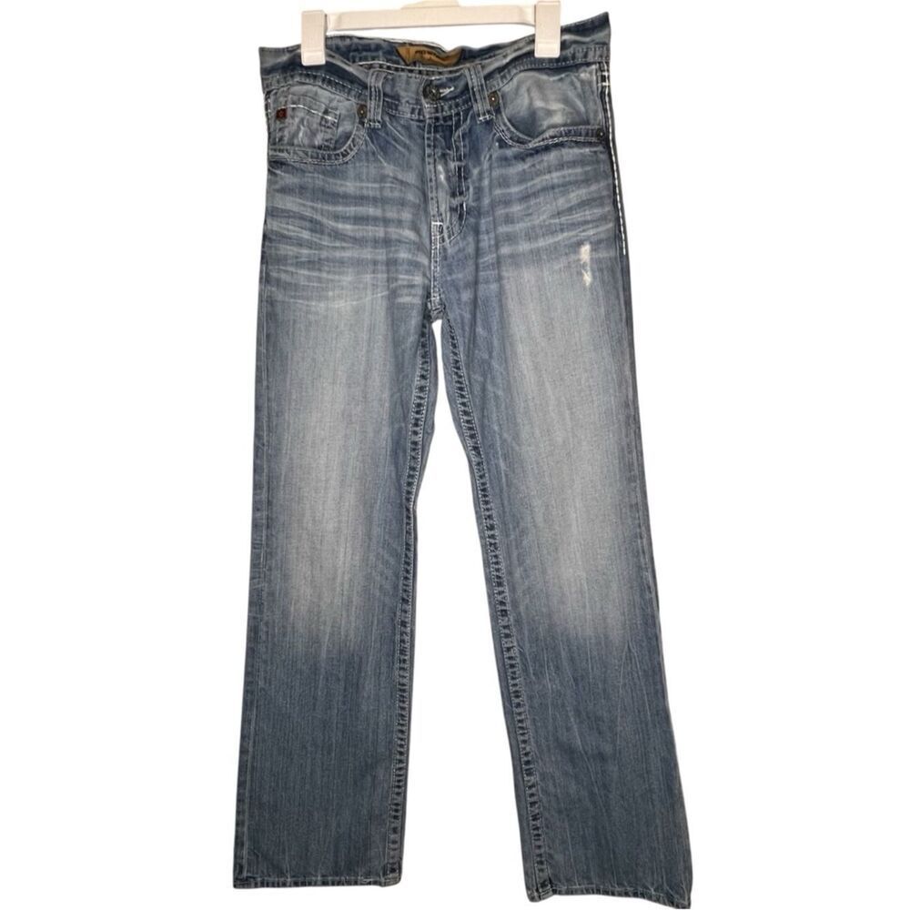 Big Star Pioneer Light Blue Bootcut Light Flare Men’s Jeans Sz 32R Y2K Retro